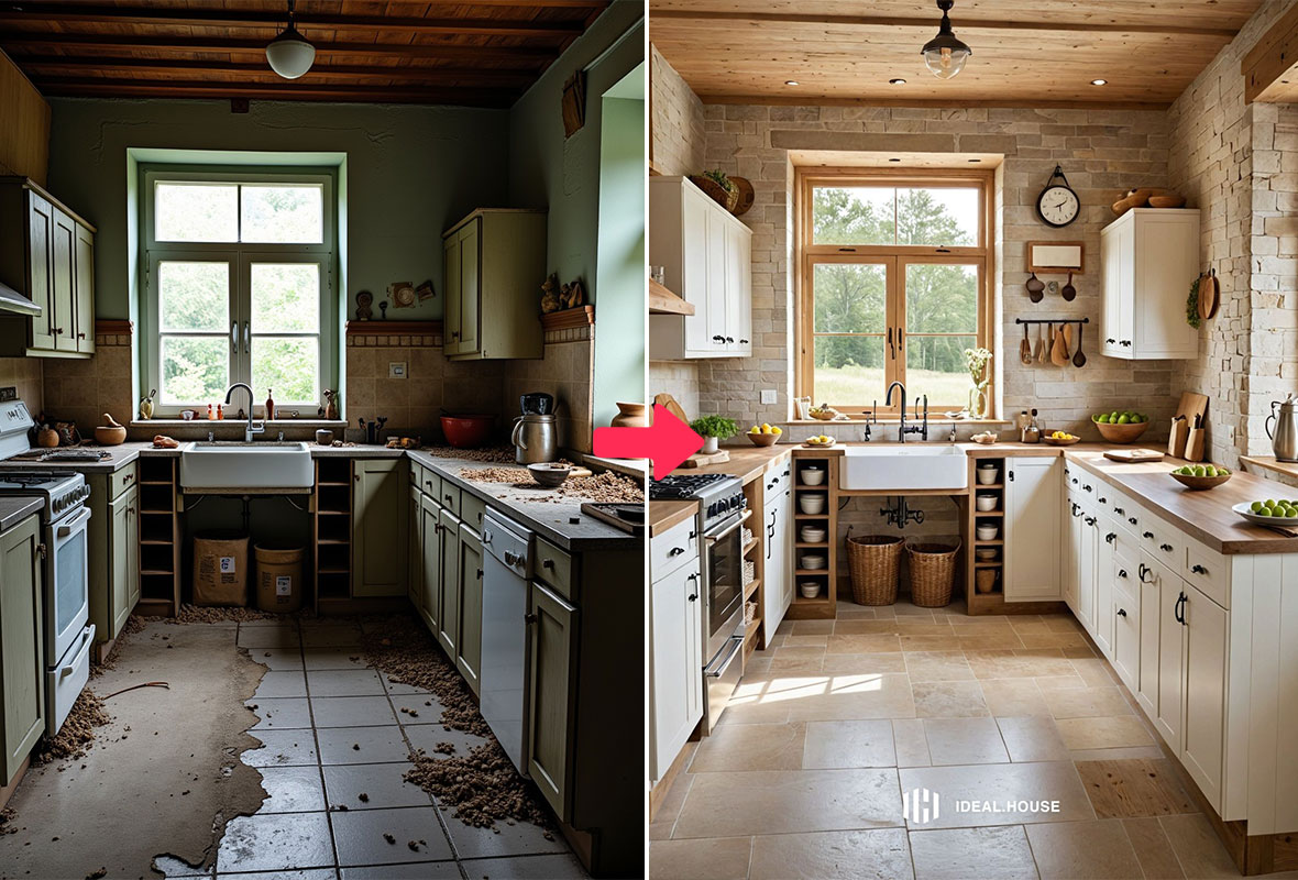 Effortless Kitchen Transformation Using AI Technology - Step by Step Process